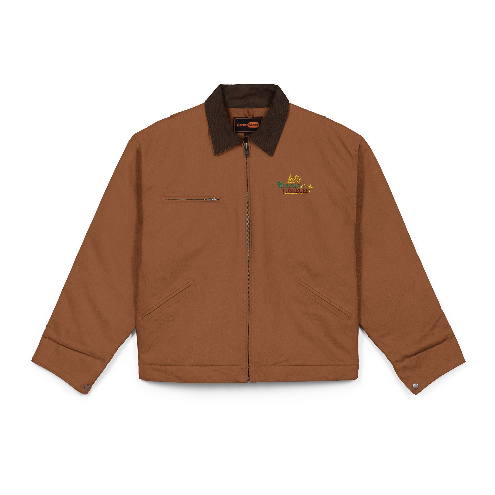 LRT Work Jacket — Embroidered Logo Heavy-Duty Jacket