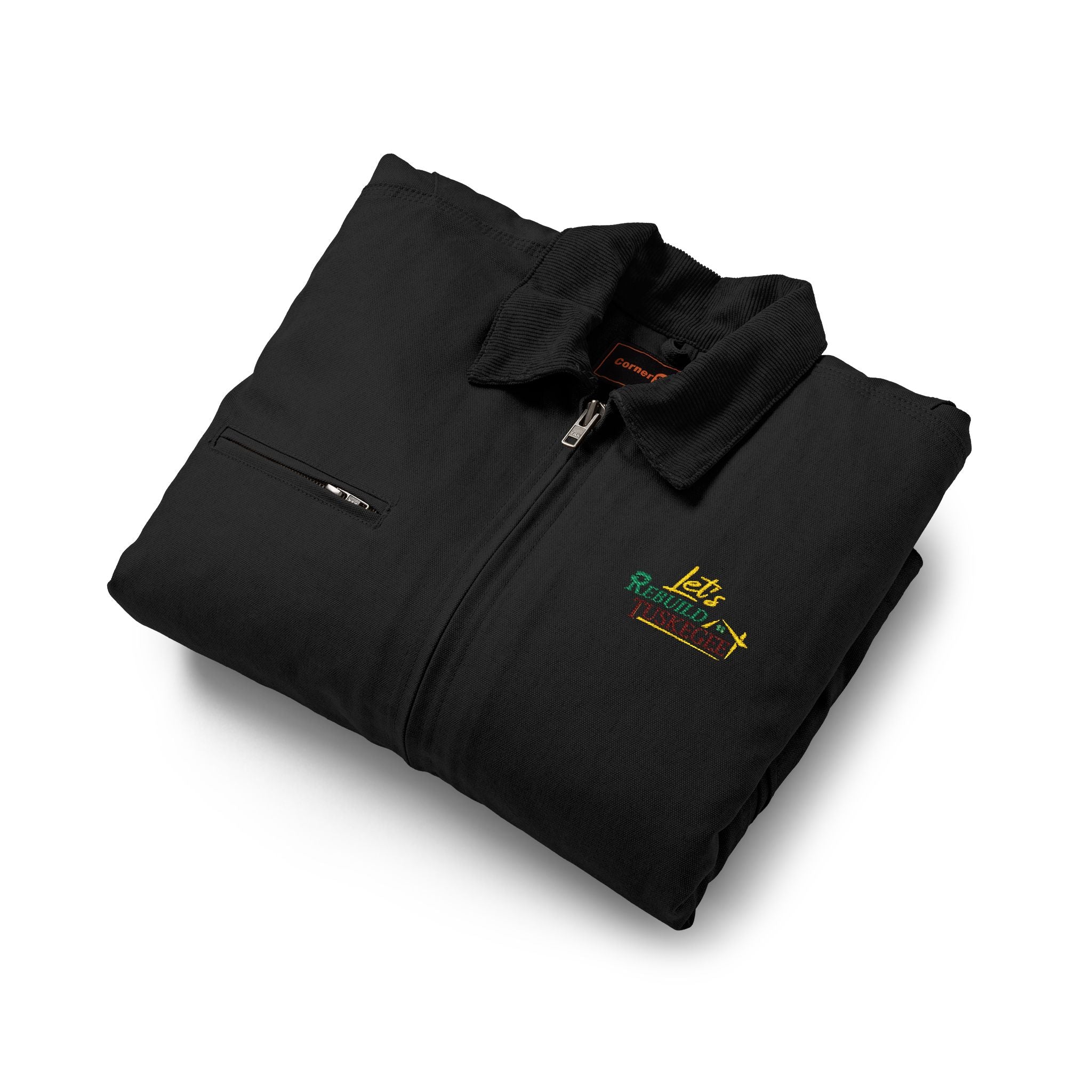 LRT Work Jacket — Embroidered Logo Heavy-Duty Jacket