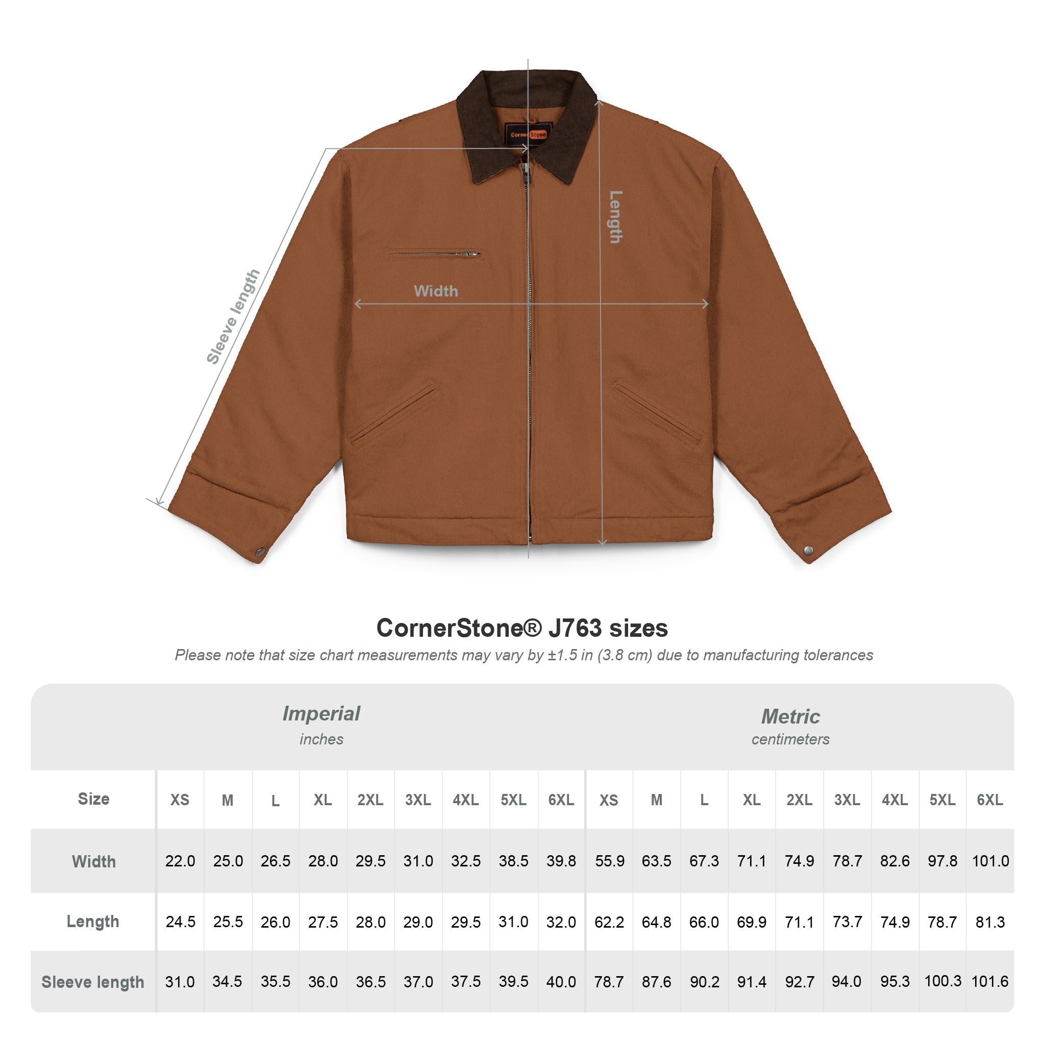 LRT Work Jacket — Embroidered Logo Heavy-Duty Jacket