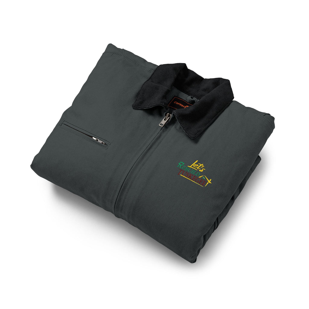 LRT Work Jacket — Embroidered Logo Heavy-Duty Jacket