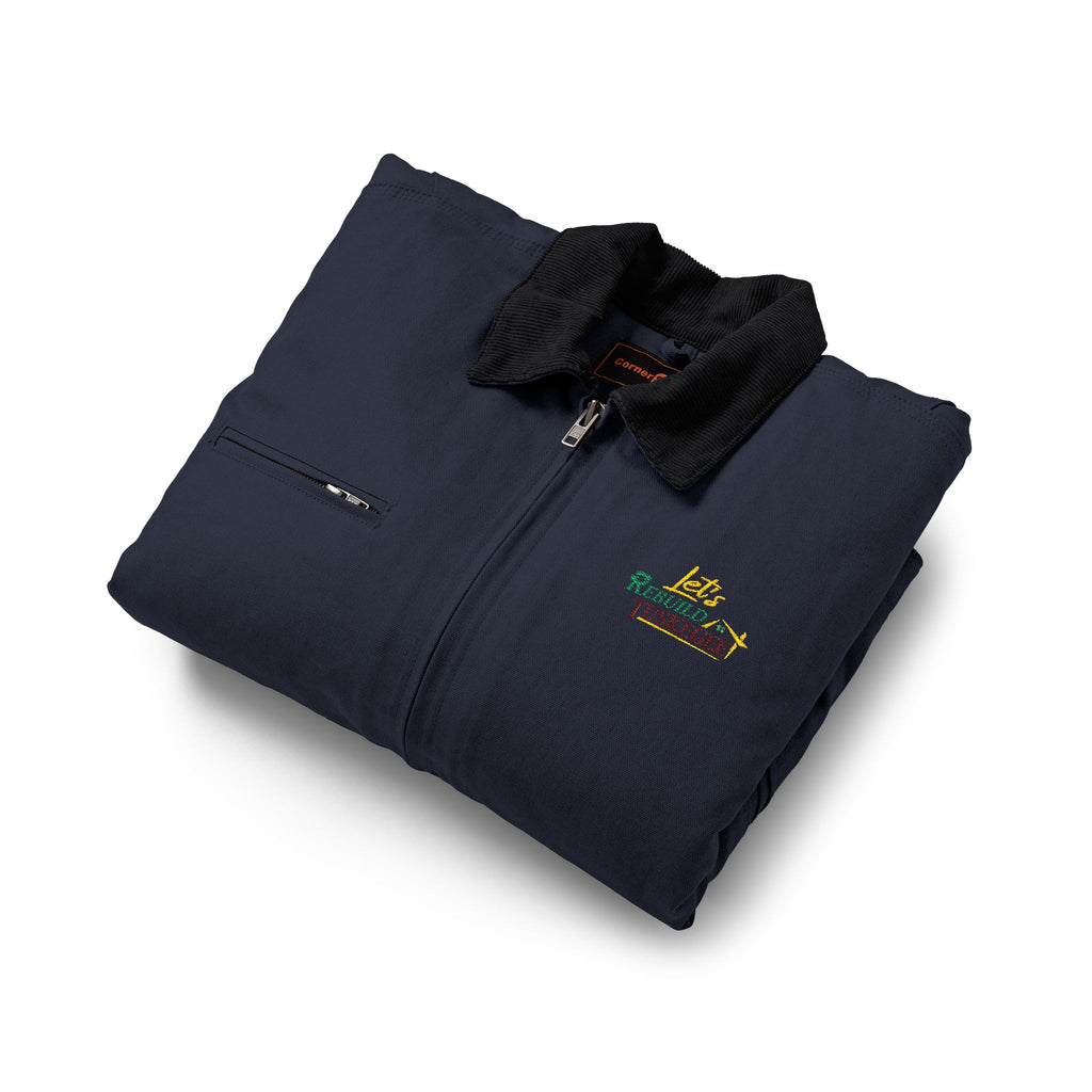 LRT Work Jacket — Embroidered Logo Heavy-Duty Jacket