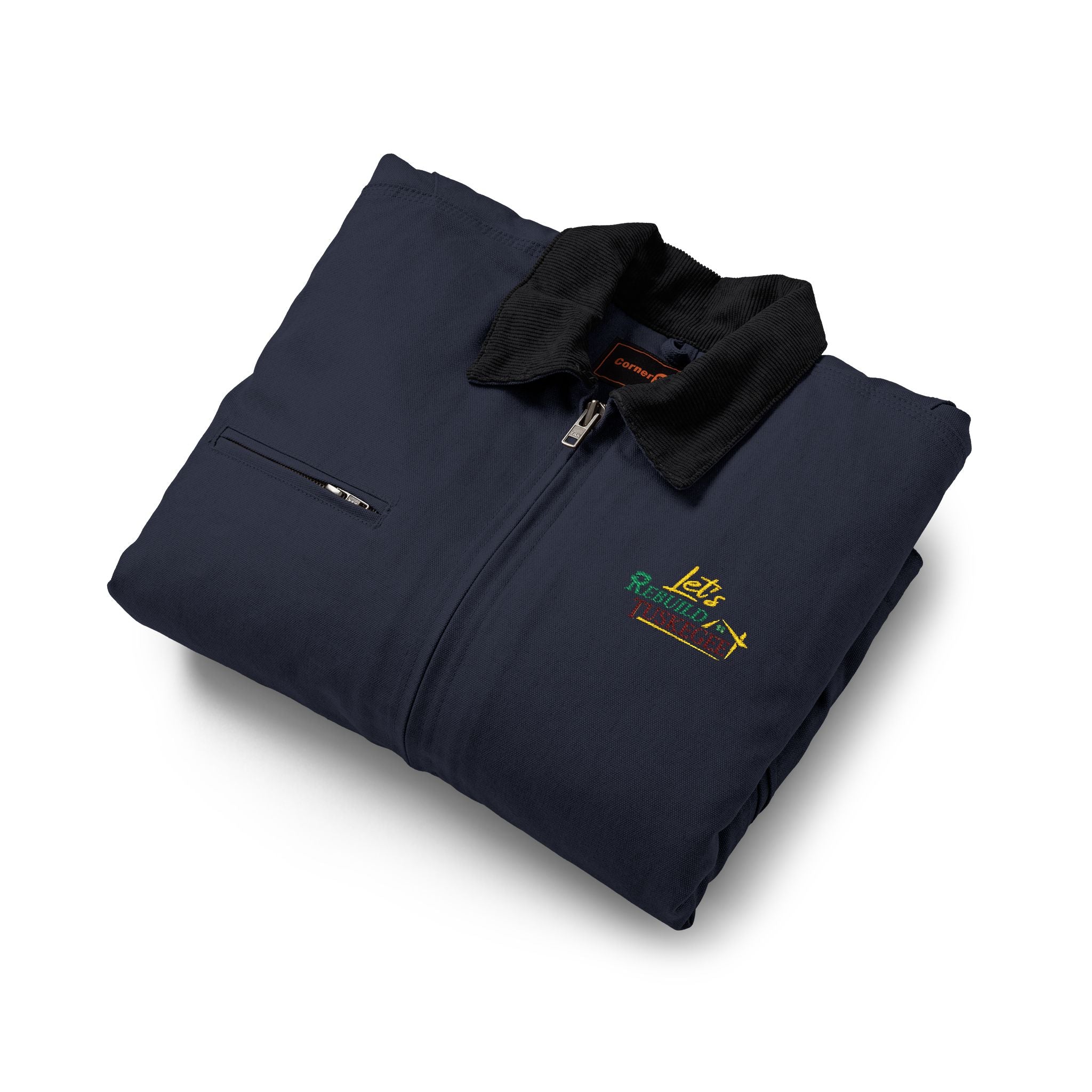 LRT Work Jacket — Embroidered Logo Heavy-Duty Jacket